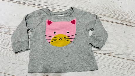 Tričko s dlhým rukavom dievca 74 8ks, h&m,74