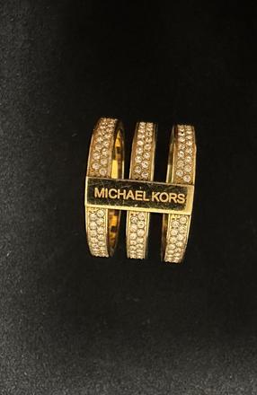 Trio prsteň so zirkónmi zn. michael kors originál, michael kors