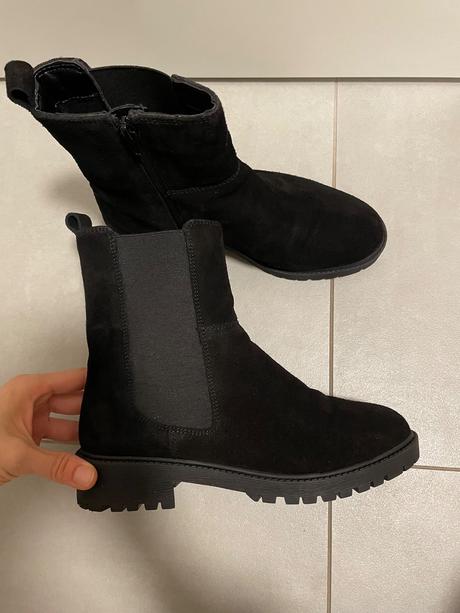 Kožené čižmy, deichmann,38