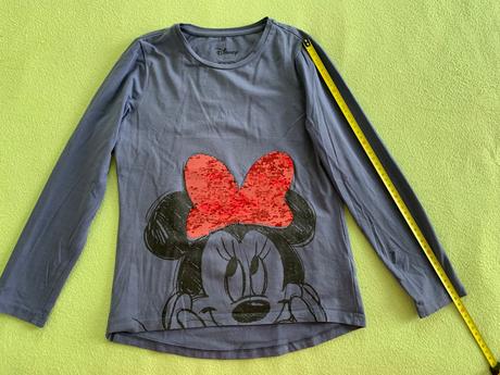 Tričko s flitrami, vzor minnie, tcm,134