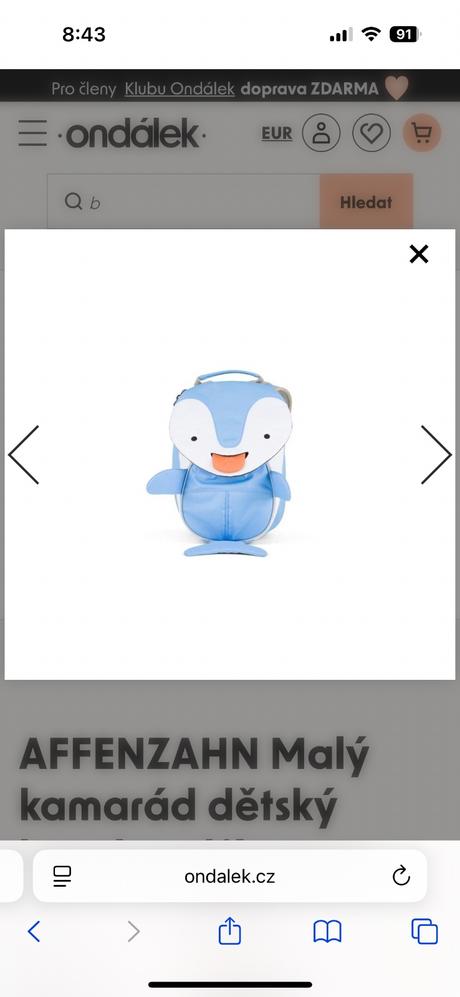 Detský batoh affenzahn, 