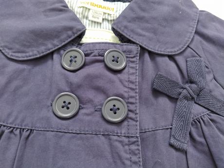 Tmavo modry podsity plast., vertbaudet,128