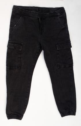 Čierne cargo nohavice cropp č.34, 34