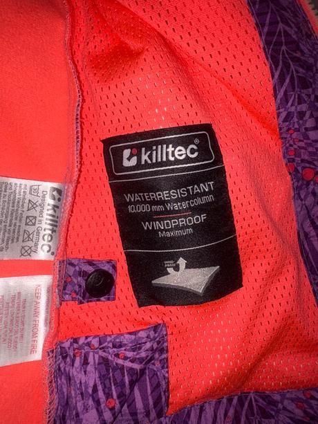 Softshelová bunda kiltec v.128 top stav 10.000mm, 128