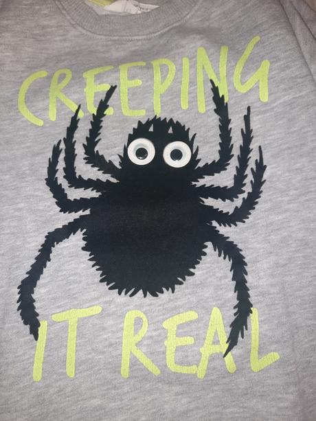 Mikina s pavúčikom 110/116, h&m,116