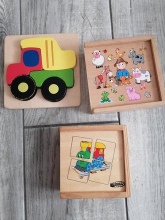 Drevené puzzle, 