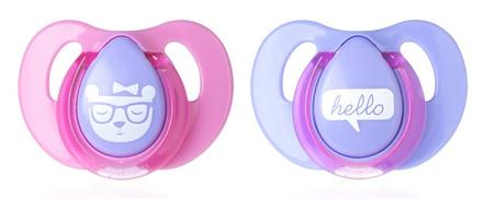 Tommee tippee latexové cumlíky cherry 6-18m, 2ks, tommee tippee