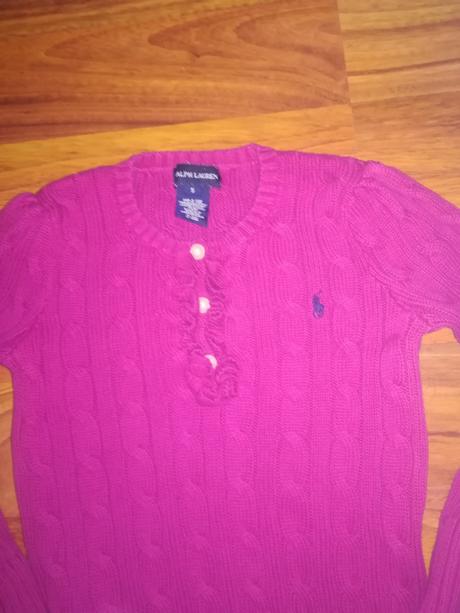 Originál pulover rl veľ. 110 už aj s poštou, ralph lauren,110