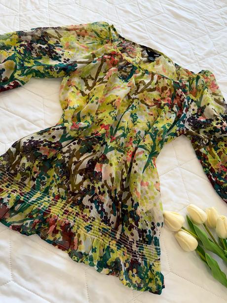 Ľahká kvetinová blúzka h&m, h&m,36