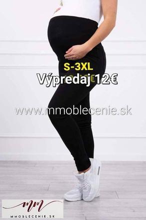 Tehotenské nohavice námornícka modrá, xxxl