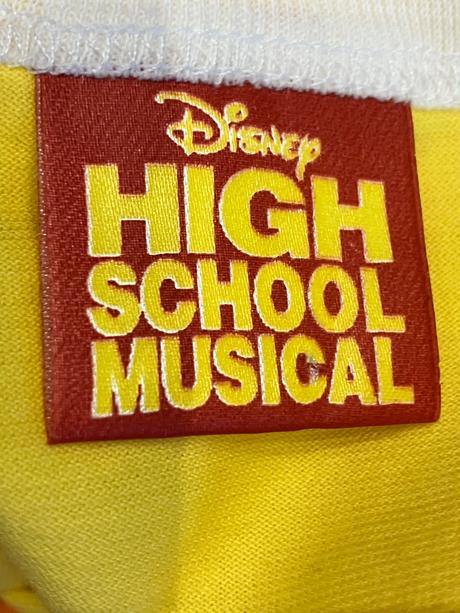 Žlté tričko high school musical (xs), disney,xs
