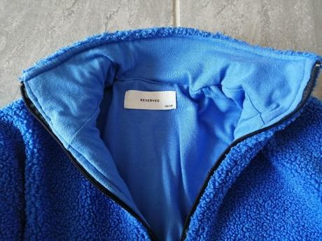 Bunda typ sherpa v128 zn reserved, kráľovská modrá, reserved,128