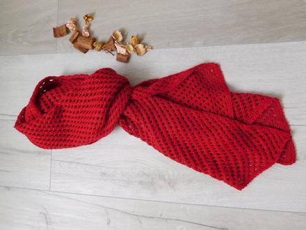 Tom tailor šál dámsky červený,, tom tailor