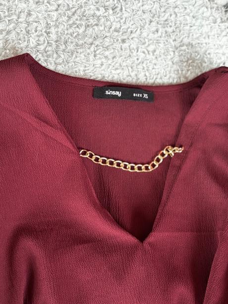 Bordova blúzka, sinsay,xs