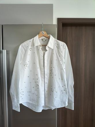 C&a bavlnená košeľa s kamienkami m, c&a,l
