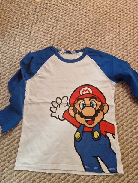 Super mario tričká, h&m,110
