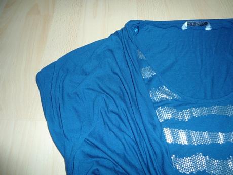 Tmavomodre damske tricko, l