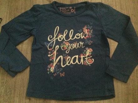 Tričko heart 4-5 roky, young dimension,110