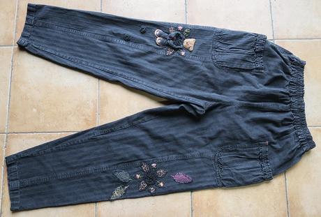 Vtipné domáce nohavice, pás od 60-100 cm, l