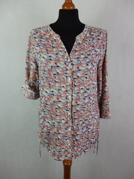 Kvalitná roll-up blúzka, s