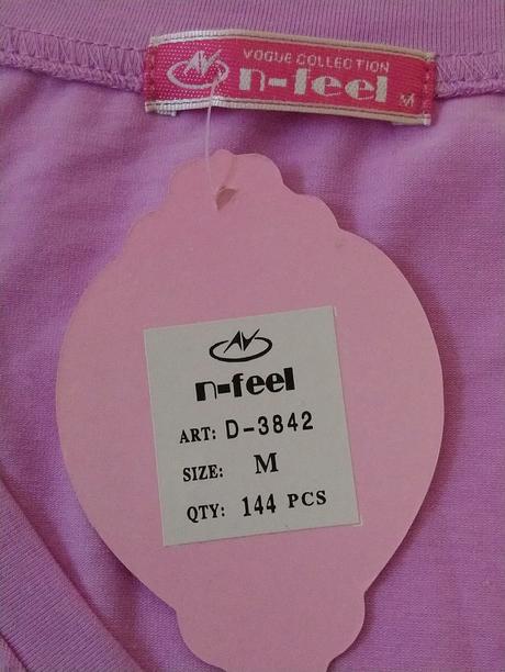 Dámsky elastický ružový top, n-feel, s, s