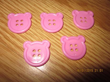 gombiky na textil ozdobné detské rôzne farby ,