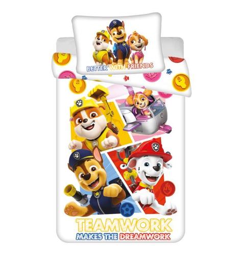 Obliečky do postieľky paw patrol baby 100/135, šírka (cm): 100,dĺžka (cm): 135