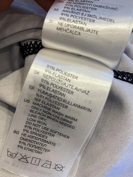 Dámske športové tričko vzorované h&m (s), s