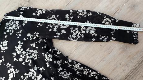 Čiernobiele kvetinové šaty vero moda, vero moda,l