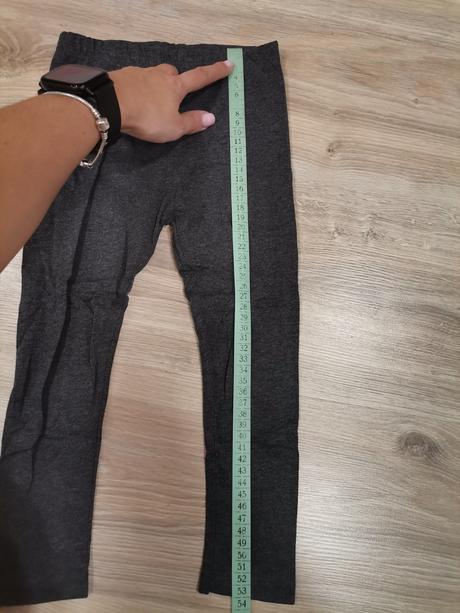 Dievčenské tmavosive legíny 3-4 roky, 98