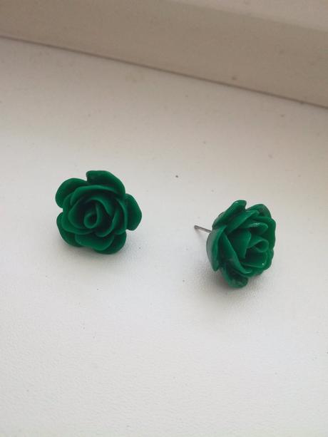 Napichovacie náušnice ruže,