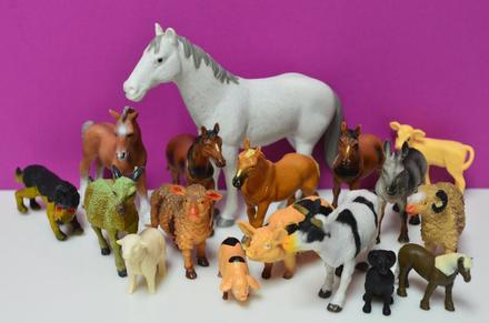 Farma zvieratá krava, prasa, ovca..., 