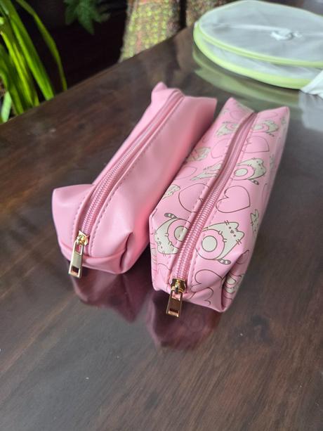 Pusheen ružové kozmetické tašky, sinsay