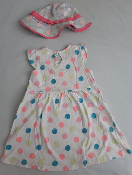 Šaty a klobúk 92, baby,92
