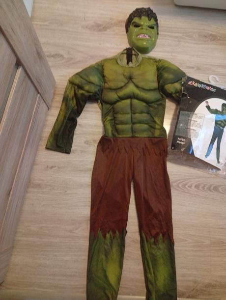 Karnevalová maska hulk,6-8 rokov,