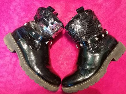 Flitrované prechodné čižmičky, nelli blu,34