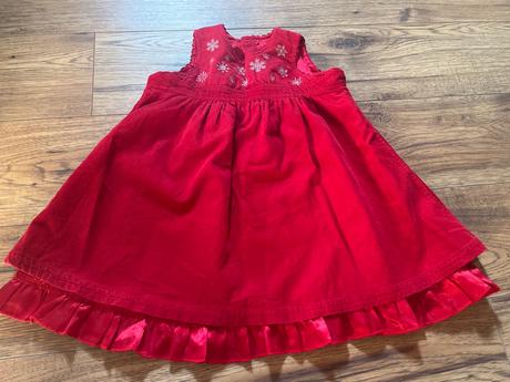 Vianočné šaty 9-12m, 86