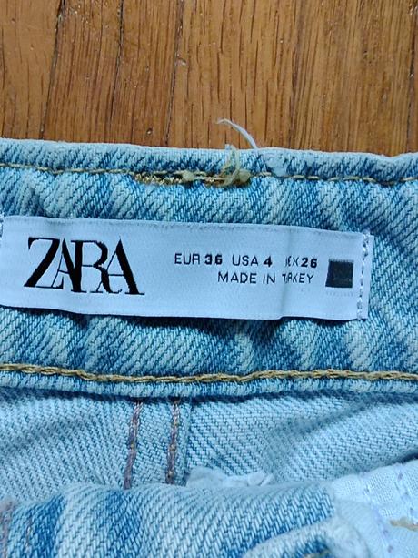 Zara moderné štýlové rifľové dámské šortky, zara,36
