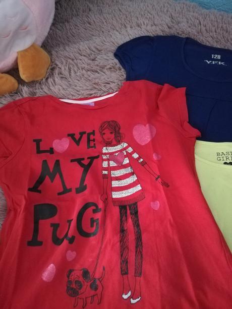 Tričká 6 ks, dopodopo,128