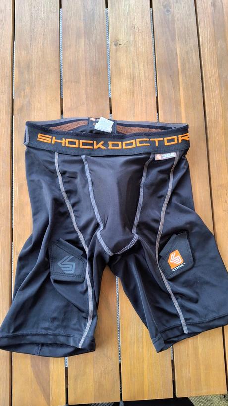 Hokejové kompresné šortky shock doctor, s