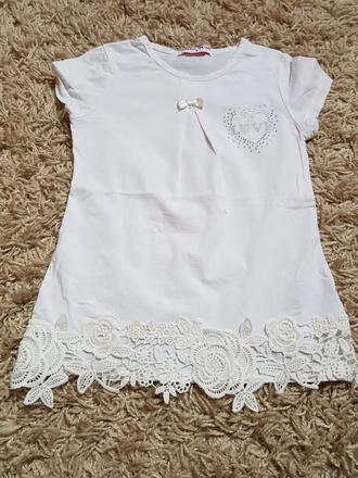 Tričko s krajkou, 128