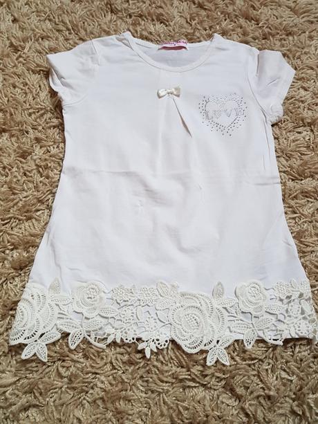 Tričko s krajkou, 128