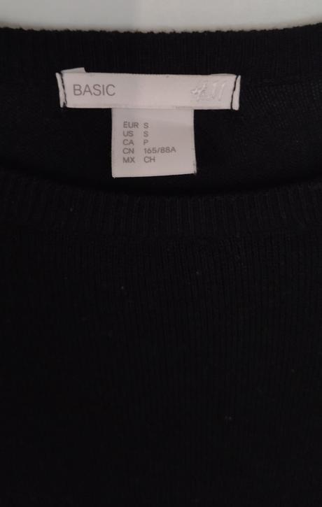 Svetríkové šaty, h&m,s