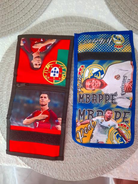 Futbalová peňaženka messi, ronaldo, yamal, haaland,