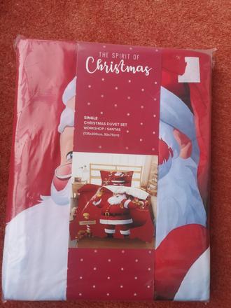 Vianočná obliečka na perinu a na vankúš, šírka (cm): 135,dĺžka (cm): 200