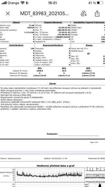 Vysvetlíte mi výsledky z EKG?