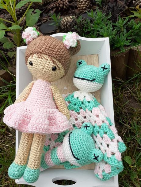 Hackovany mojkacik zajko, žabka, 