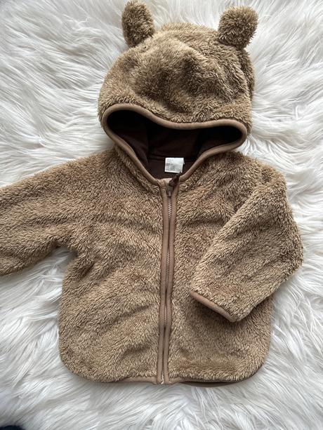 Huňatá bunda h&m, h&m,74