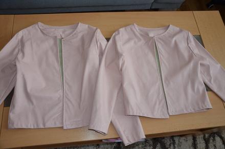 Koženkové bolerka sv. ružové - v. 140, 146, 140