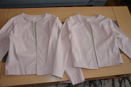 Koženkové bolerka sv. ružové - v. 140, 146, 140